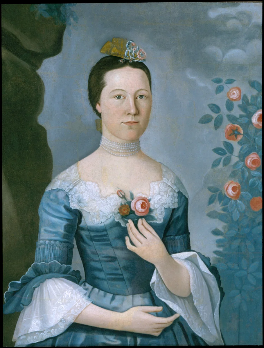 Susannah or Mary Bontecou by John Durand, artwork, 1765-1770