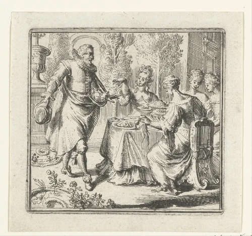Illustratie voor de Decamerone van Boccaccio by Romeyn de Hooghe, print, 1697
