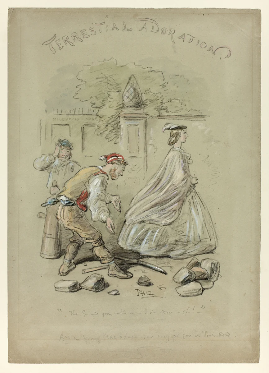 Terrestrial Adoration by Hablot Knight Browne, painting, 1835-1882