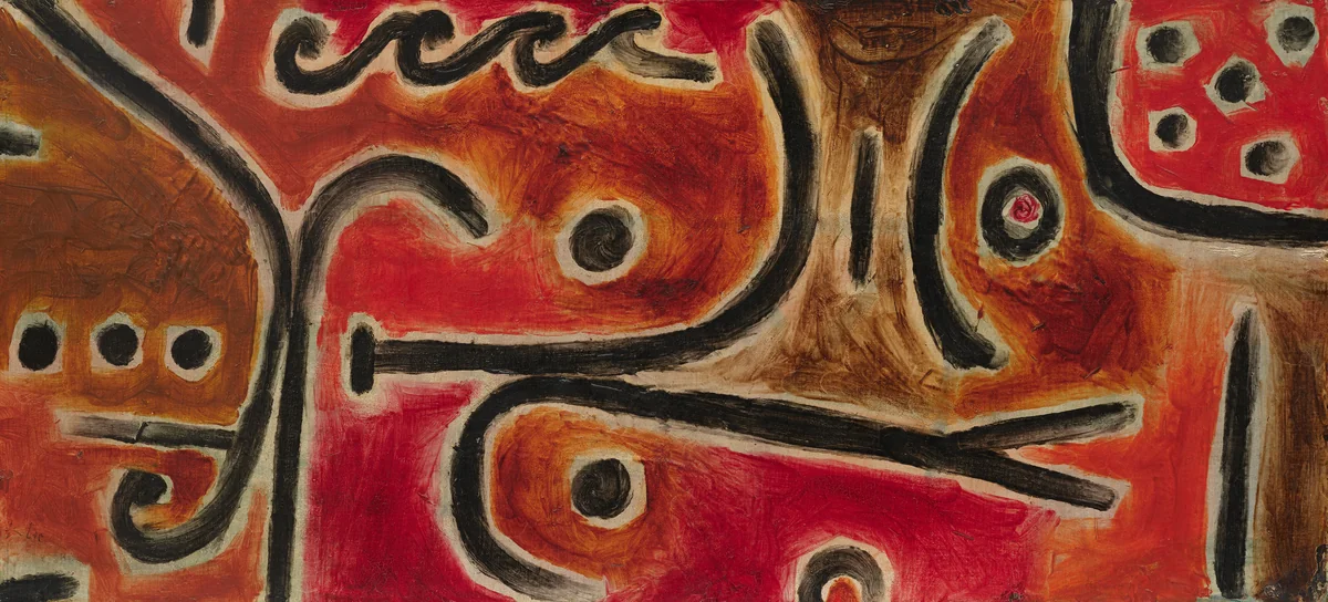 Gefährliches,1938 by Paul Klee, painting