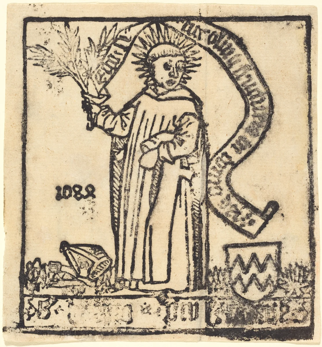 Saint Bruno by German 15th Century, print, 1460-1480