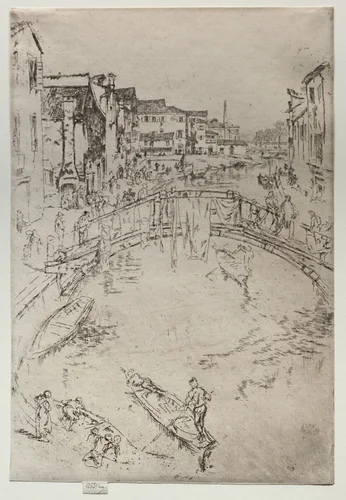 The Bridge by James McNeill Whistler, print, 1879-1880