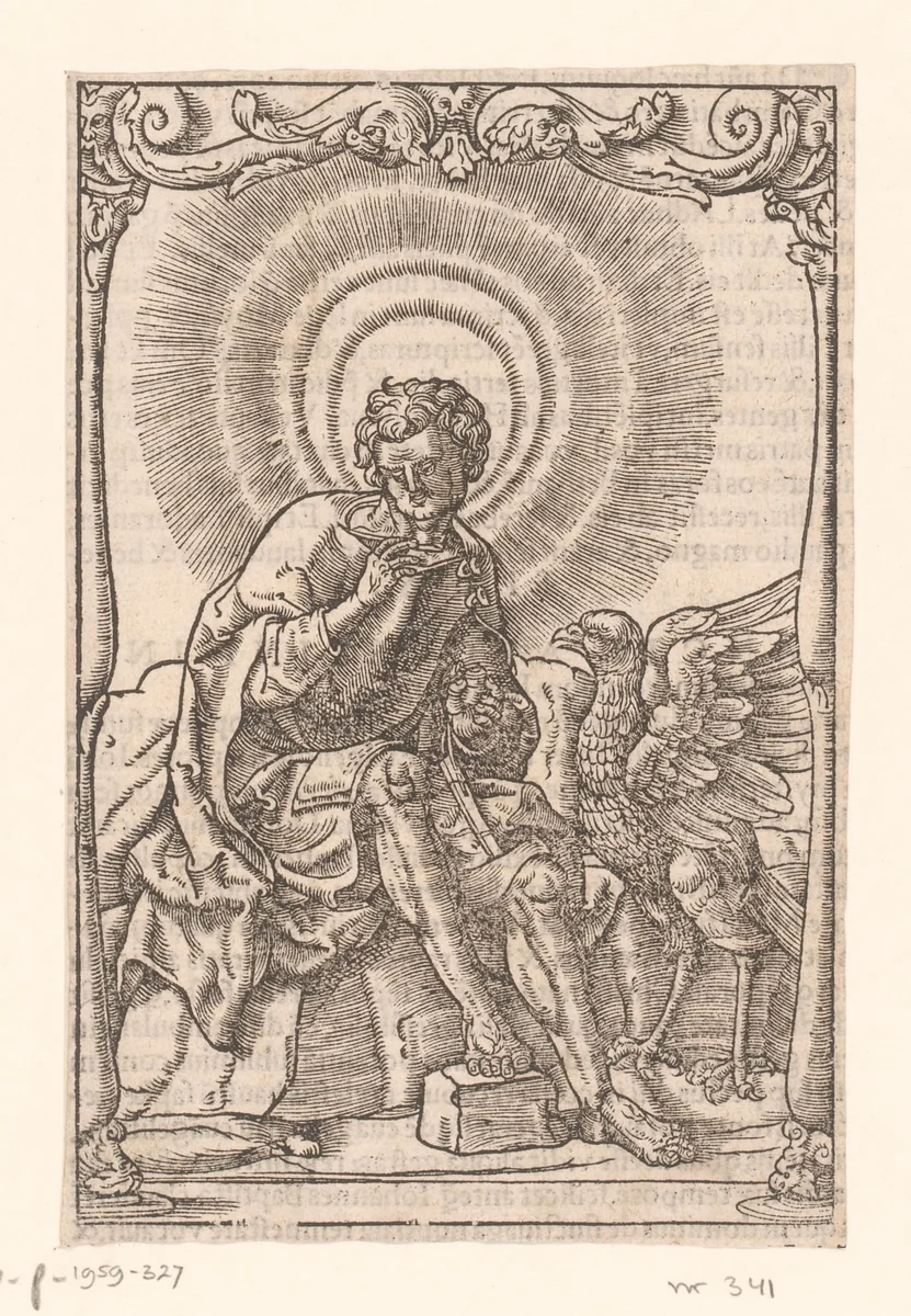 Johannes de Evangelist by anonymous, print, 1527