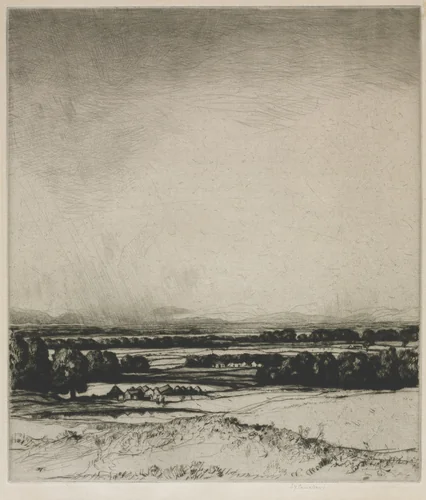 Valley of the Tay by David Young Cameron, print