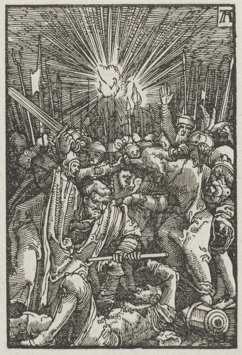 The Fall and Redemption of Man: Christ taken captive by Albrecht Altdorfer, print, 1510-1520