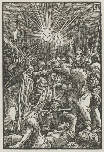 The Fall and Redemption of Man: Christ taken captive by Albrecht Altdorfer, print, 1510-1520