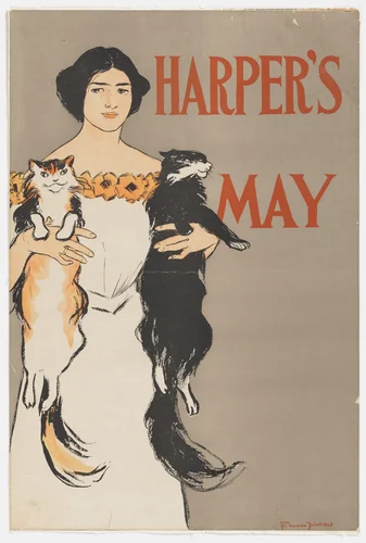 Harpers May by Edward Penfield, design, 1898