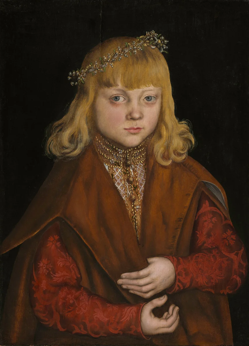 A Prince of Saxony by Lucas Cranach, painting, 1517