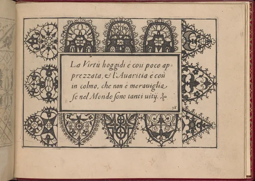 Ghirlanda: Di sei vaghi fiori scielti da piu famosi Giardini d'Italia, page 46 (recto) by Pietro Paulo Tozzi, book, 1604