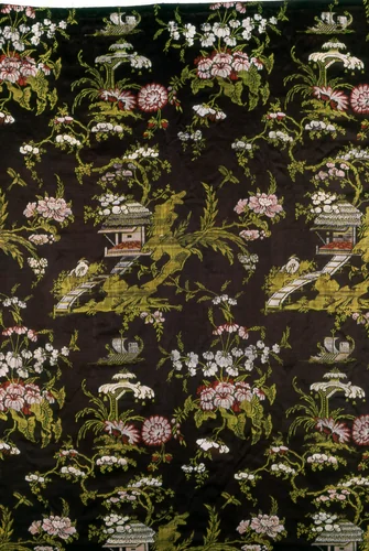 Panel (Furnishing Fabric) by Jean Baptiste Pillement, textile, 1760-1769