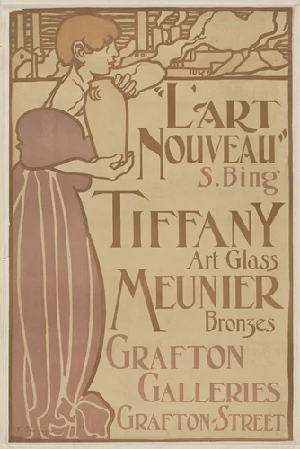 L'Art Nouveau, Grafton Galleries by Frank Brangwyn, design, 1898