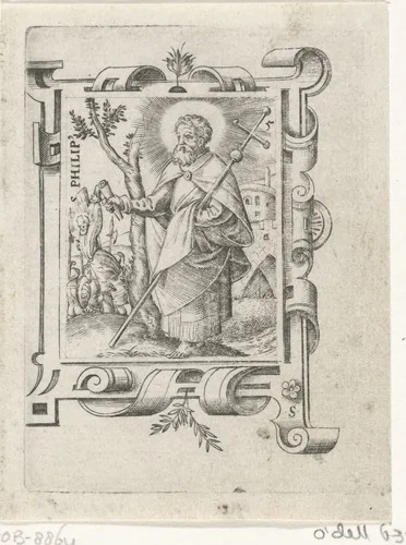 H. Philippus by Virgilius Solis, print, 1524-1562