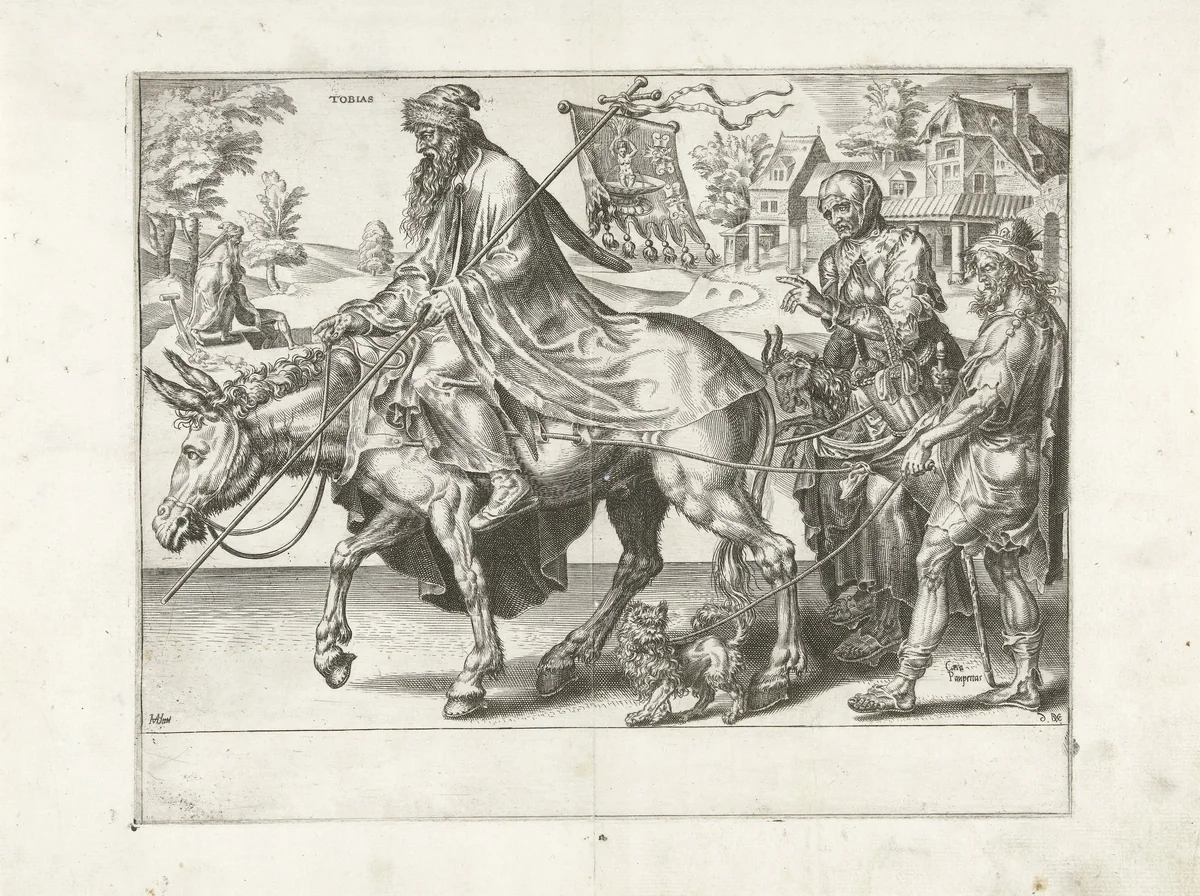 Triomf van Tobias by Unknown, print, 1559
