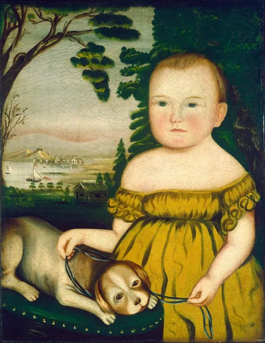 Joshua Lamb by Abram Ross Stanley, painting, 1842