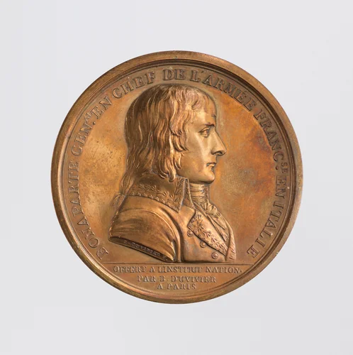 Treaty of Campo Formio, 1797 by Pierre-Simon-Benjamin Duvivier, metalwork, 1700-1799