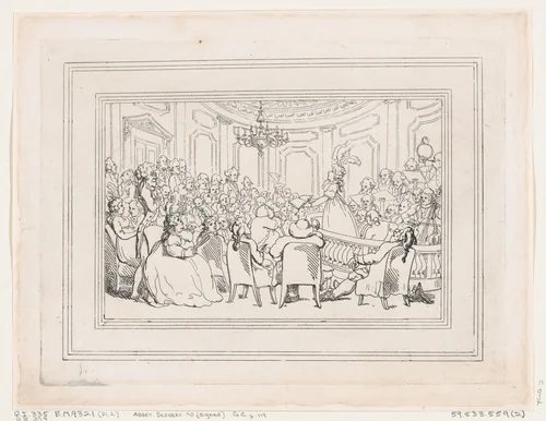 Comforts of Bath, Plate 2 by Thomas Rowlandson, print, 1798