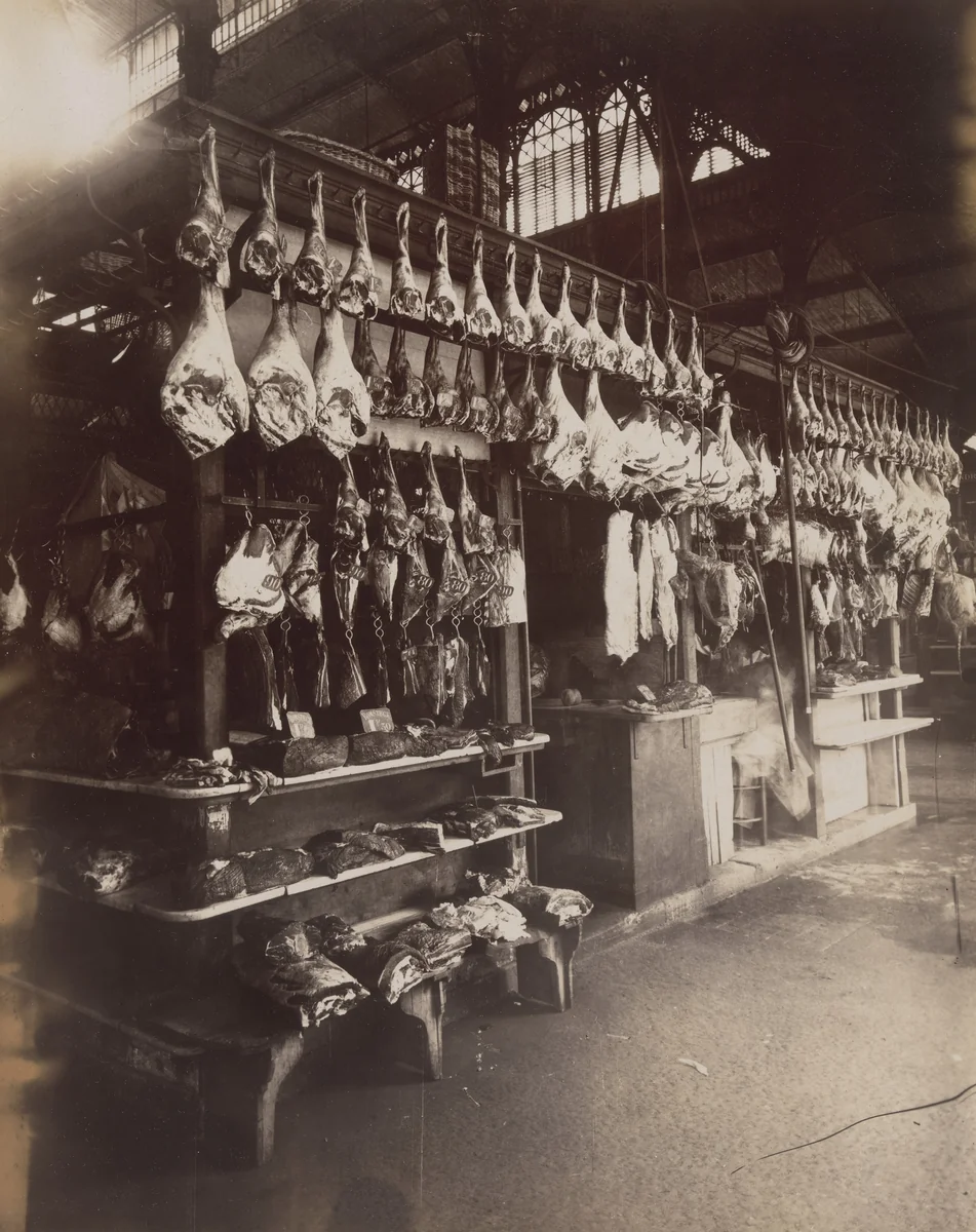 Les Halles by Eugène Atget, photograph, 1911