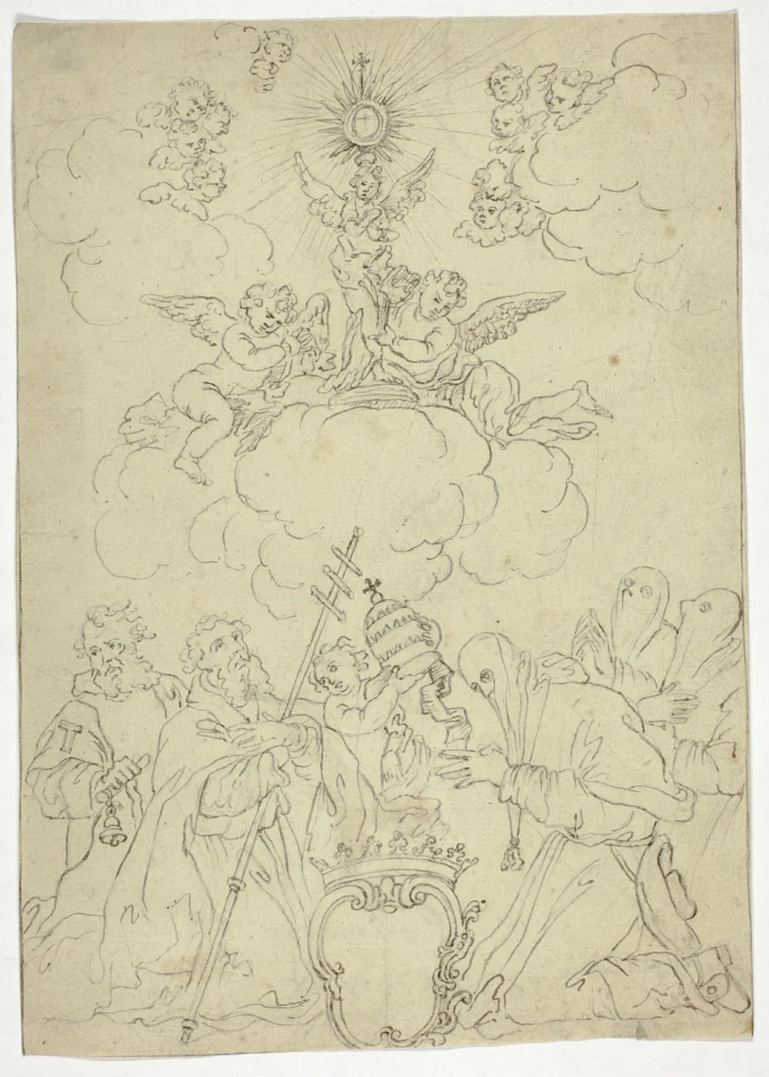 Untitled by Bartolomeo Granucci, drawing, 1700-1799