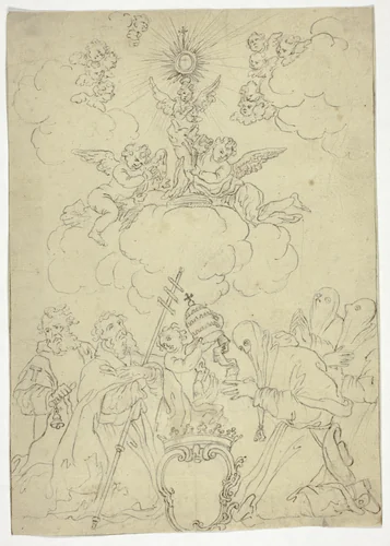 Untitled by Bartolomeo Granucci, drawing, 1700-1799