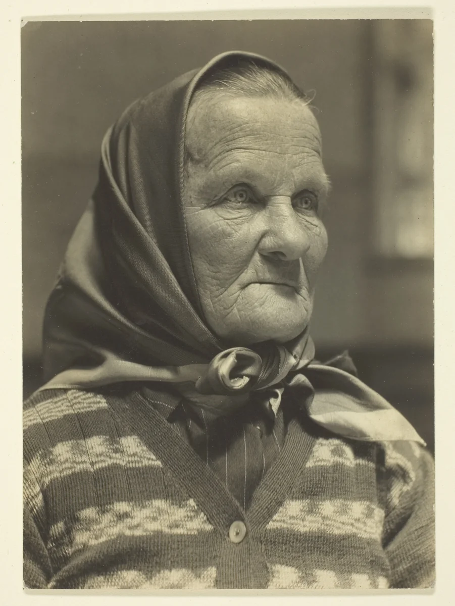 Czech Grandmother, Ellis Island by Lewis Wickes Hine, photograph, 1926