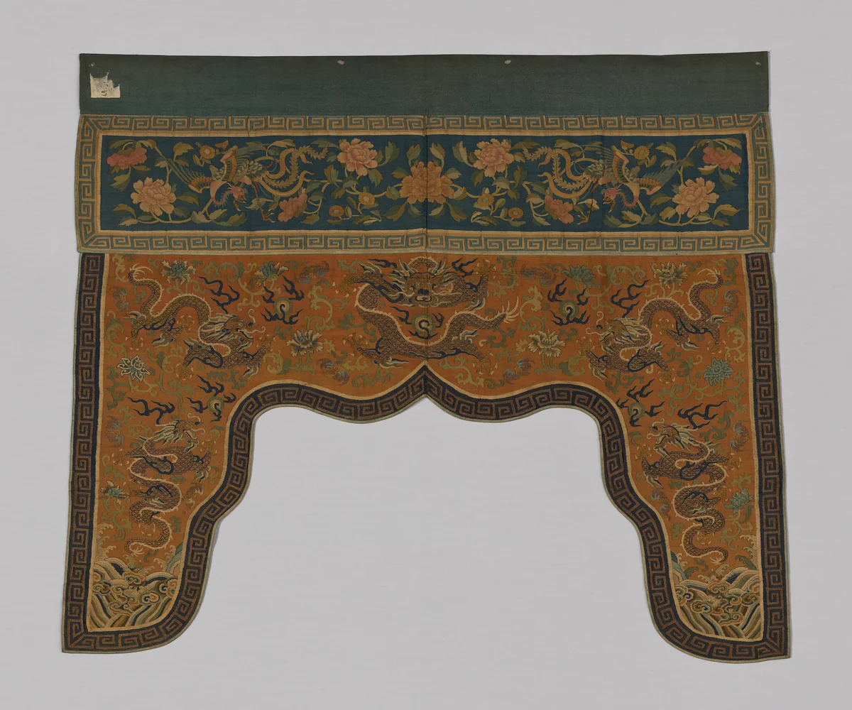 Valance by China, textile, 1775-1800