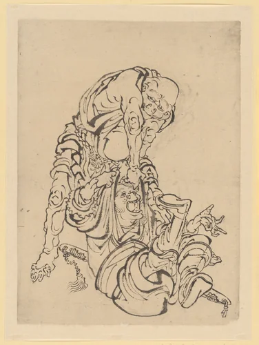 Scene from the Suikoden by Katsushika Hokusai (葛飾 北斎), painting, 1760-1849