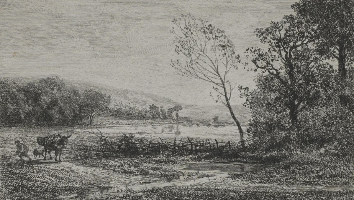 Autumn by Charles-François Daubigny, print, 1848