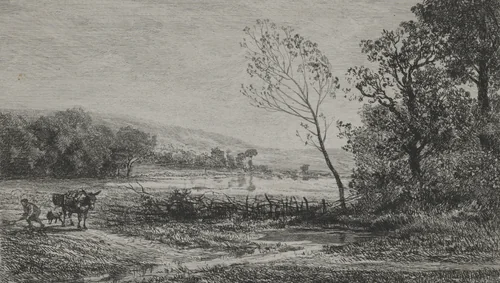 Autumn by Charles-François Daubigny, print, 1848