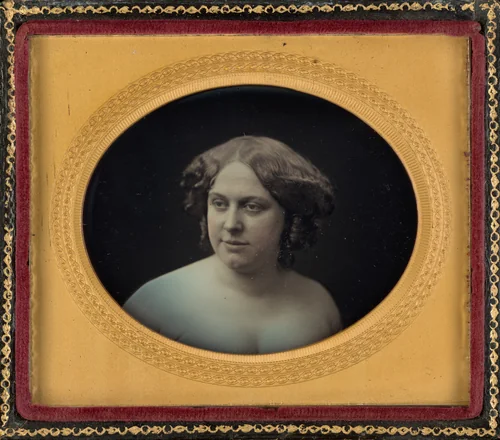 Portrait of a Woman by Unknown 19th Century, photograph, 1850-1859
