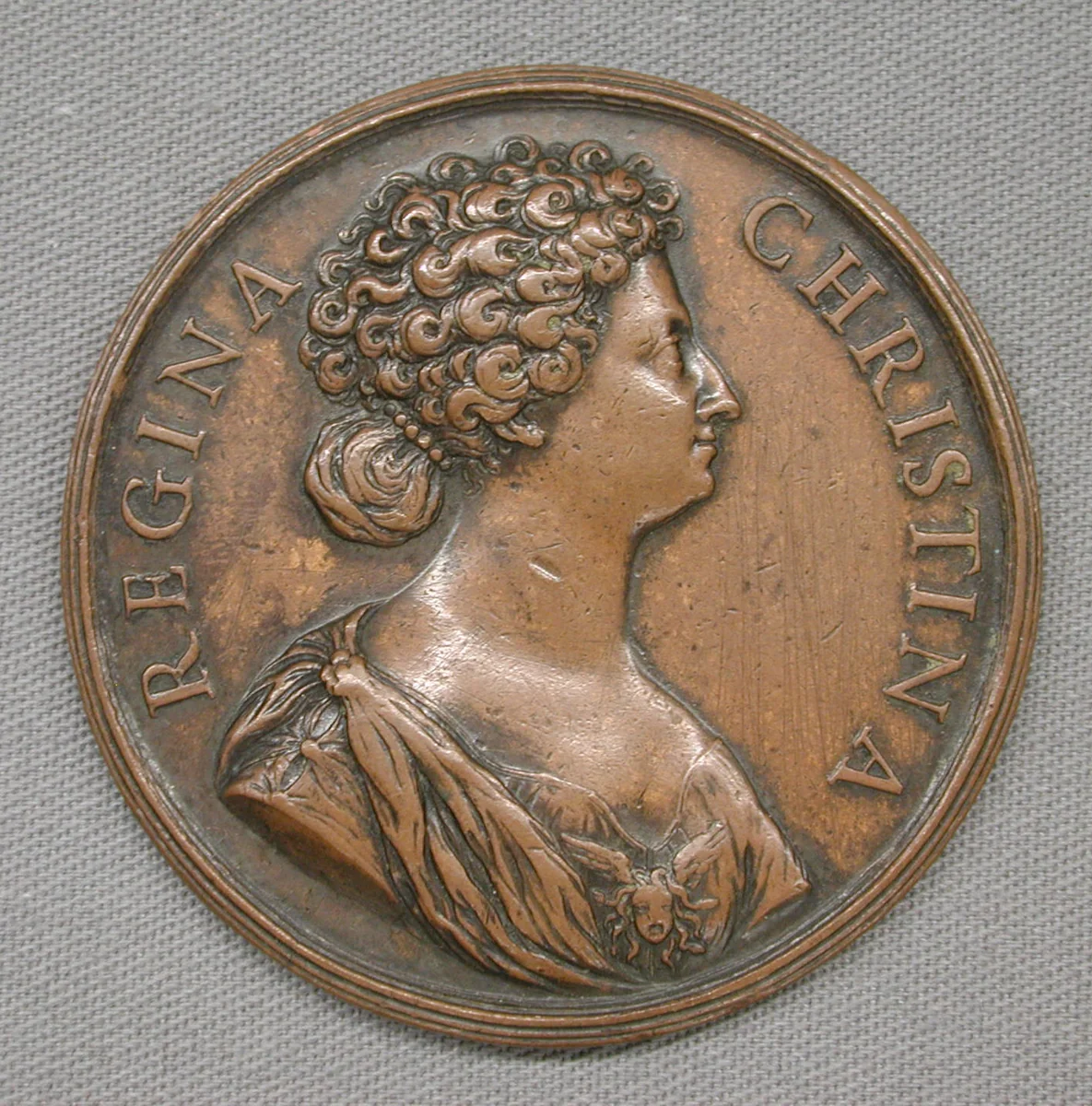 Conversion of Queen Christina of Sweden, 1654 by Alberto Hamerani, metalwork, 1600-1699