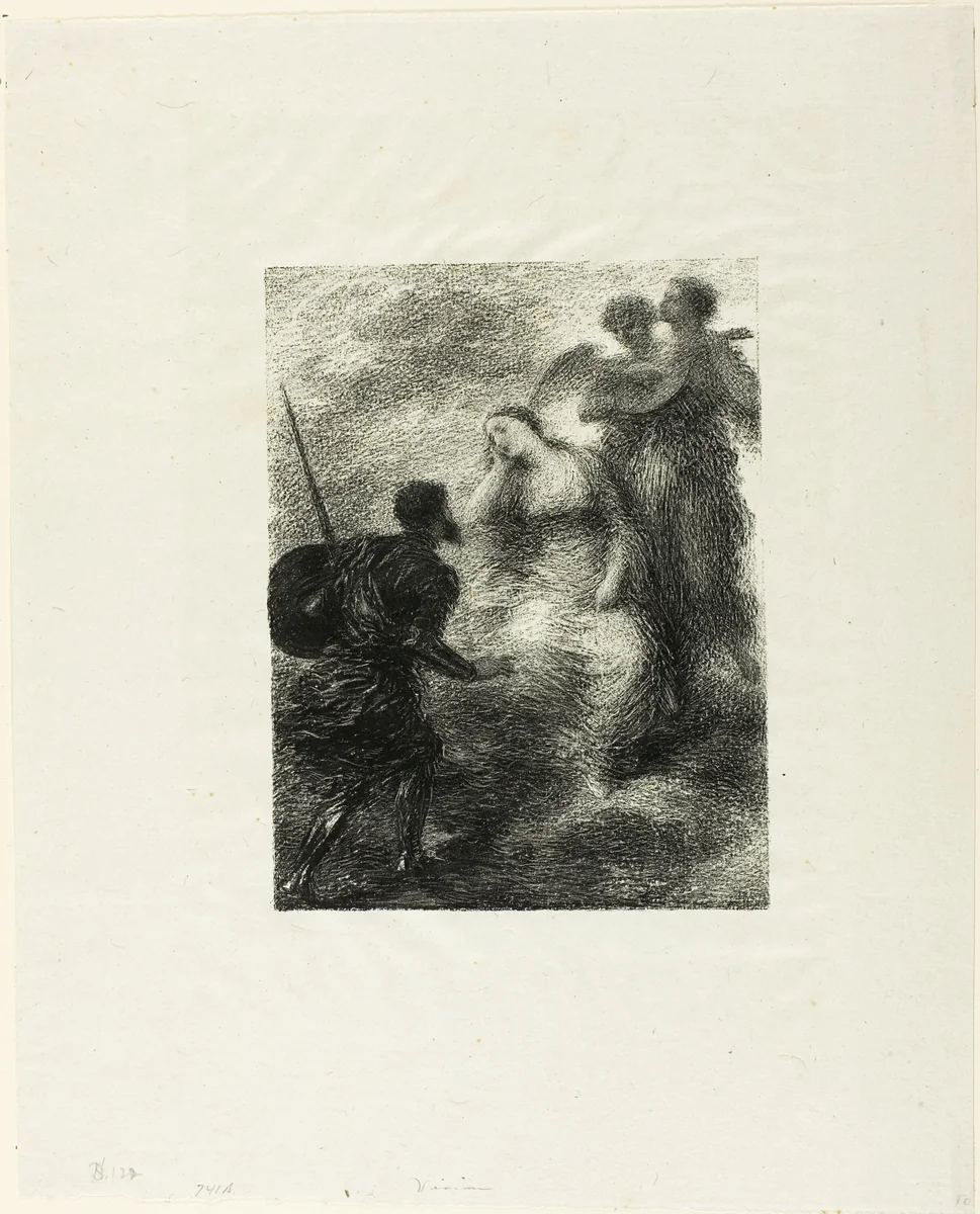 Vision by Henri Fantin-Latour, print, 1895