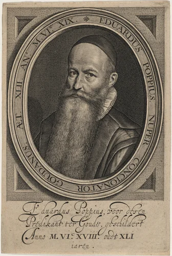 Eduardus Poppius, Preacher by Unknown 19th Century, print, 1800-1899