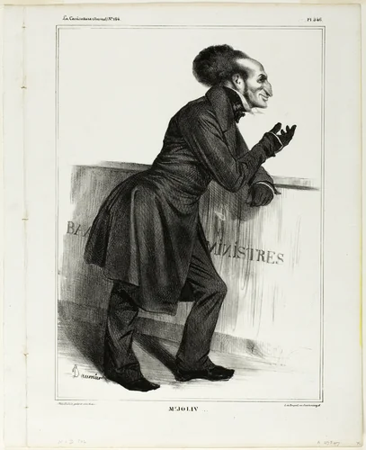 Mr. Joliv...., plate 346 from Célébrités de la Caricature by Honoré-Victorin Daumier, print, 1833