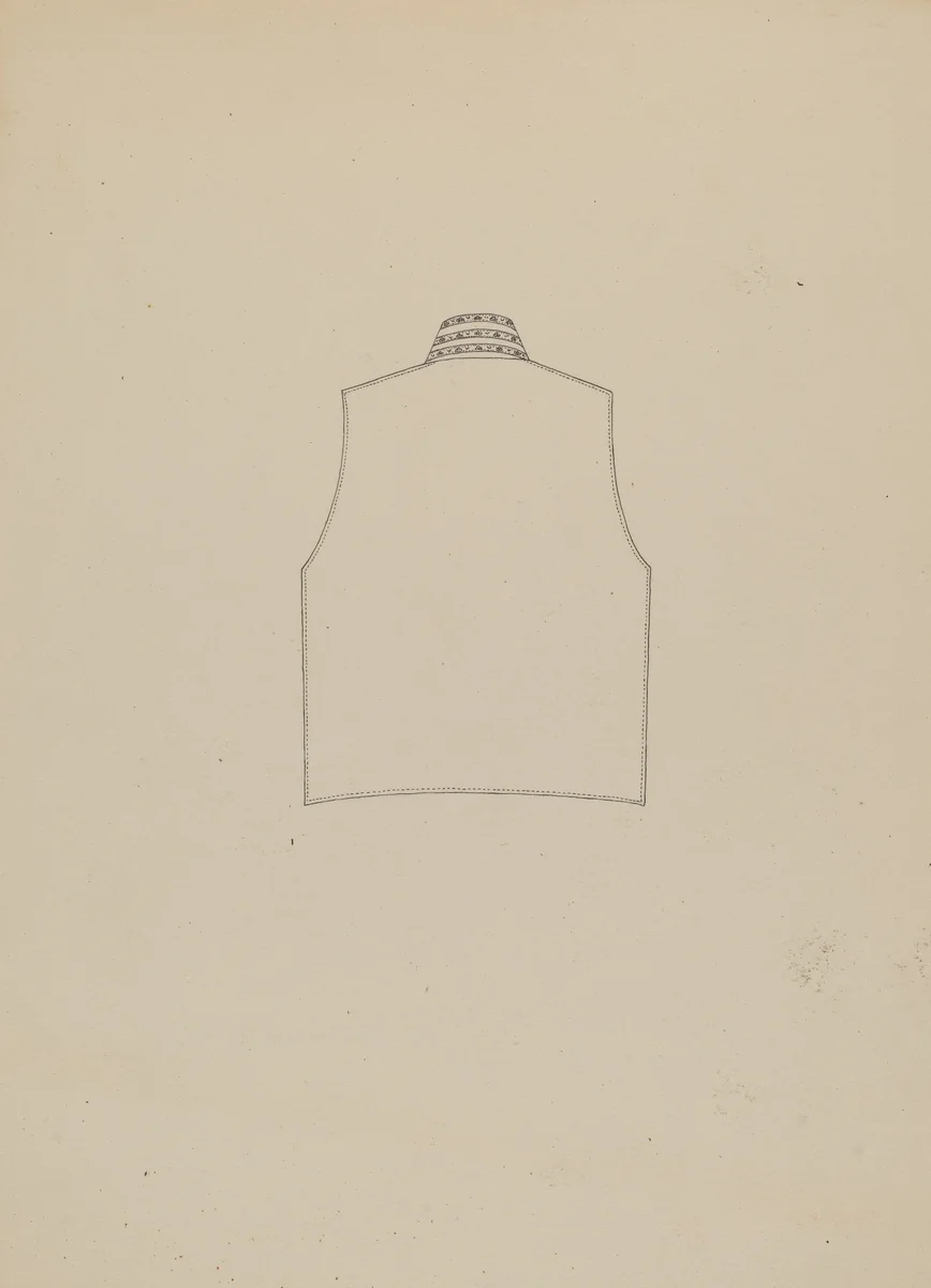 Waistcoat by Louis Maldarelli, index of american design, 1937