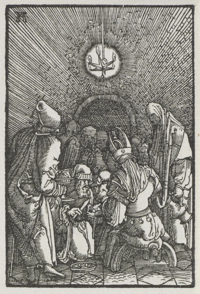 The Fall and Redemption of Man: The Circumcision by Albrecht Altdorfer, print, 1510-1520