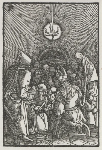 The Fall and Redemption of Man: The Circumcision by Albrecht Altdorfer, print, 1510-1520