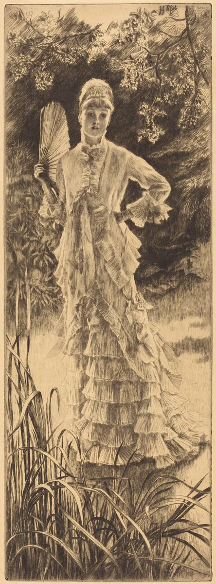 Spring (Printemps) by James Jacques Joseph Tissot, print, 1878