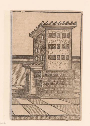 Huis van Salomo by Unknown, print, 1524