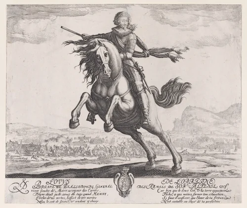 Portrait du Prince de Phaslbourg (Portrait of the Prince of Phalsbourg) by Jacques Callot, print, 1621-1624