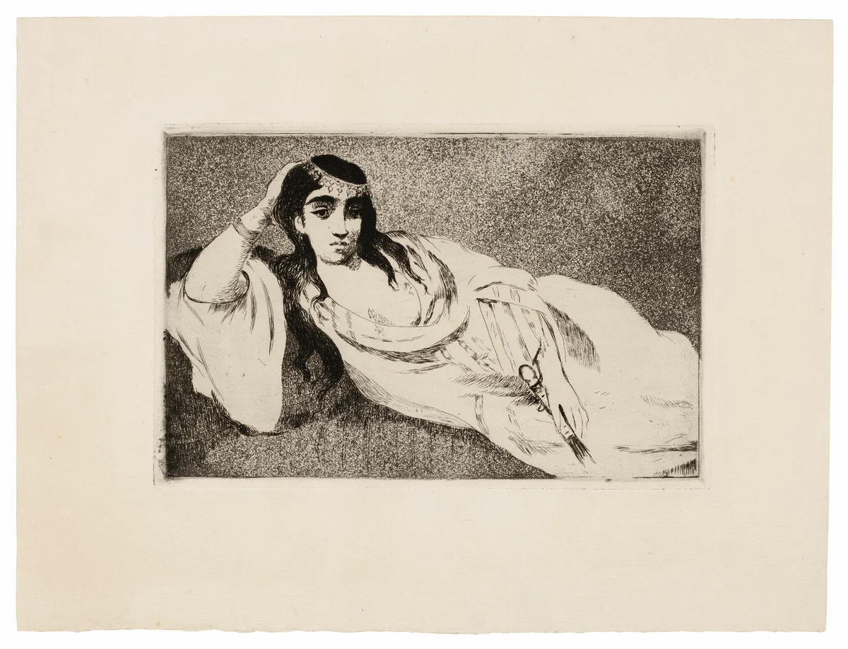 Odalisque by Édouard Manet, print, 1868