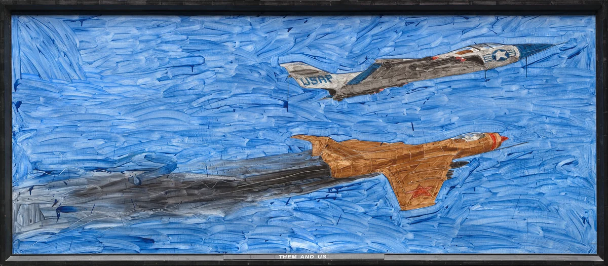 Them and Us by Neil Jenney, painting, 1969