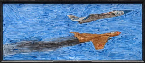 Them and Us by Neil Jenney, painting, 1969