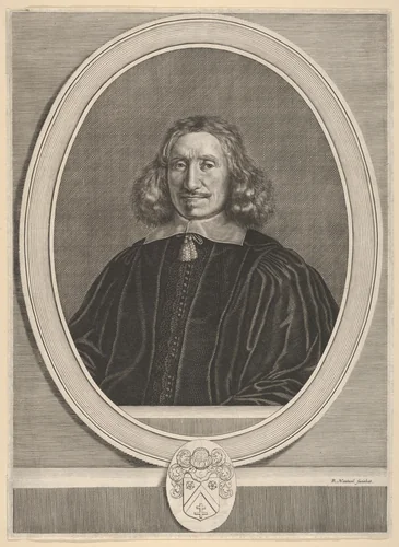Michel Larcher by Robert Nanteuil, print, 1643-1654