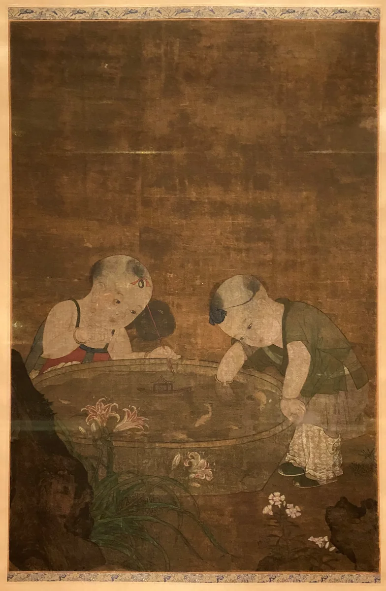 Children Playing by Unidentified, painting, 1500-1699