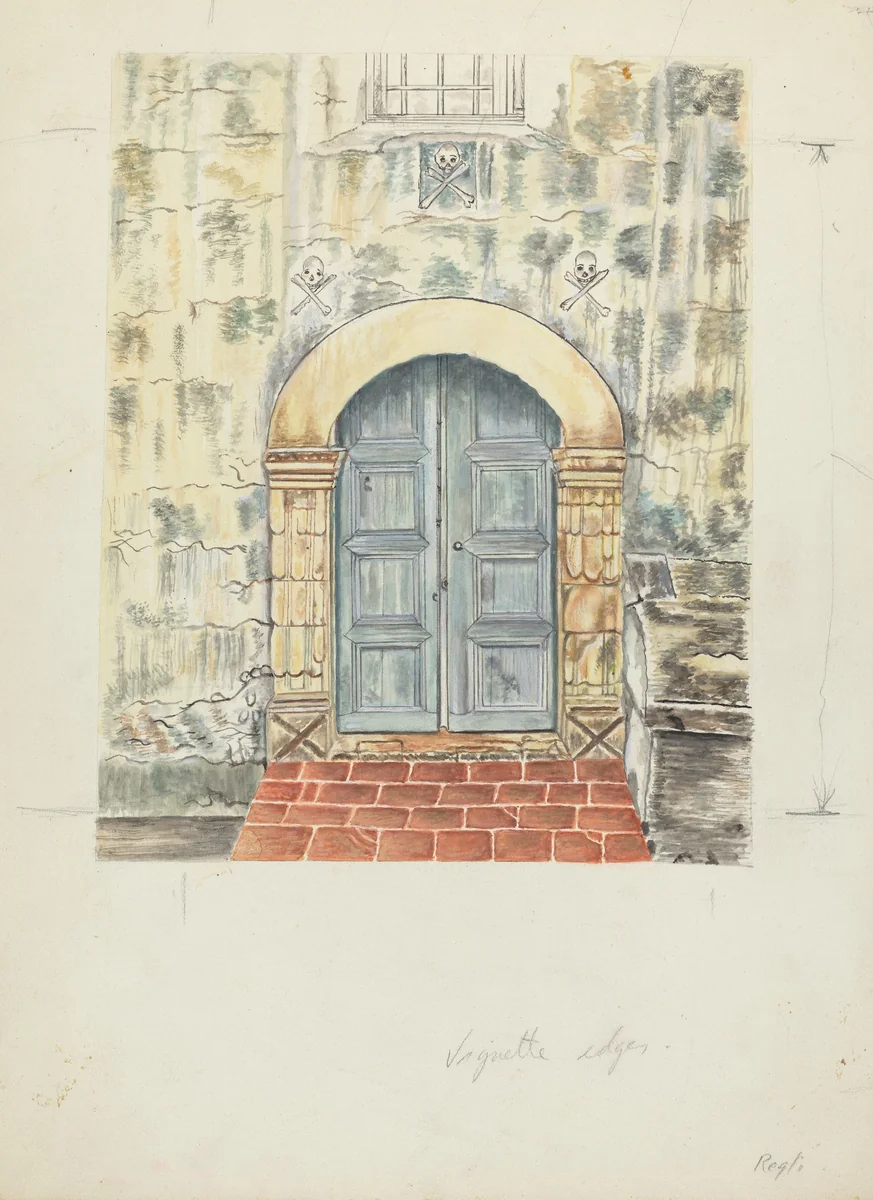 Doorway and Doors by A. Regli, index of american design, 1935-1942