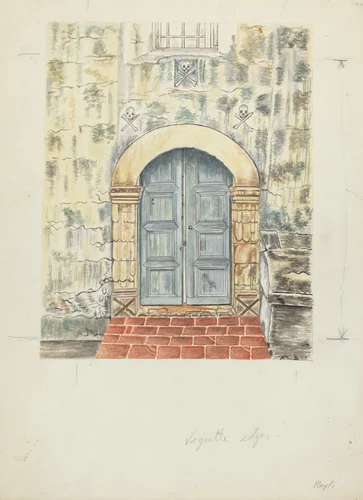 Doorway and Doors by A. Regli, index of american design, 1935-1942
