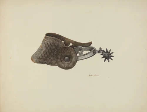 Spur by R.J. De Freitas, index of american design, 1940