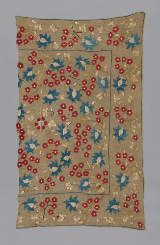 Fragment (Cover or Turban Cover) by Turkey, textile, 1601-1700