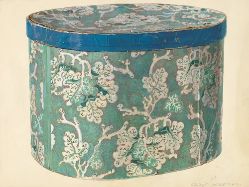 Bandbox by Gilbert Sackerman, index of american design, 1935-1942