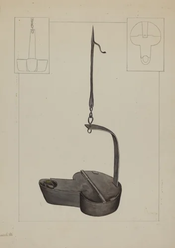 Betty Lamp by Gilbert Boese, index of american design, 1937